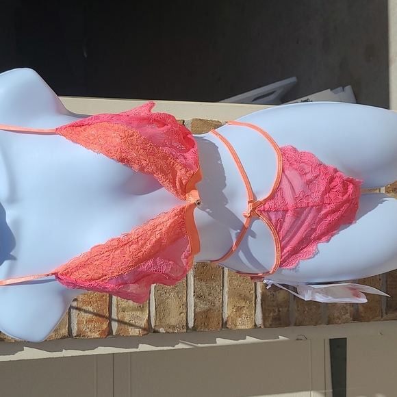 3️⃣4️⃣Sexy Scalloped Lace Removable Skirt Babydoll & Bikini Bra Set Ling… - Picture 4 of 7